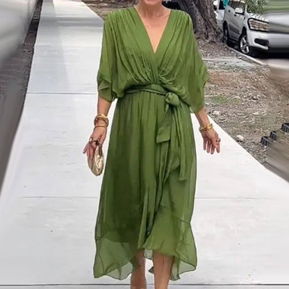 Stylowa sukienka letnia – Giulia-Zielony-S-Trend Polska