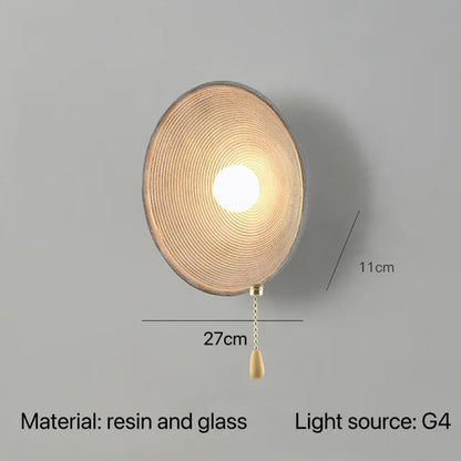 Subtle Japanese Wall Lamp - ZenLight-Retro with Pull Cord-Warm White-State of Style