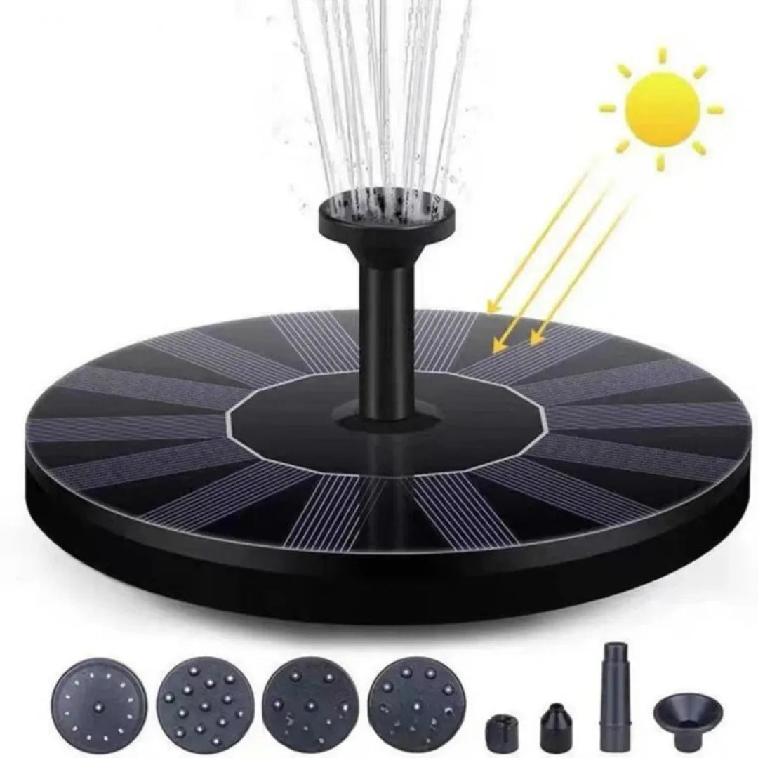 Zonne Energie Fontein - Solar tuinfontein met waterstraal | AquaBloom