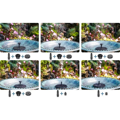 Zonne Energie Fontein - Solar tuinfontein met waterstraal | AquaBloom