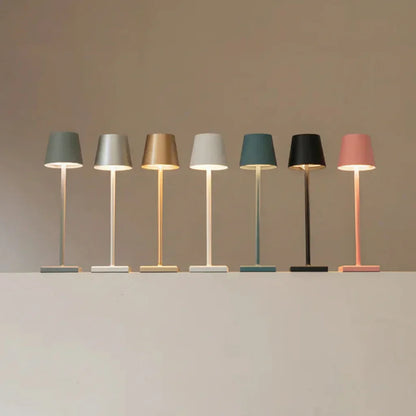 Nachttischlampe Akku Kabellos LED Wiederaufladbar Tischlampe