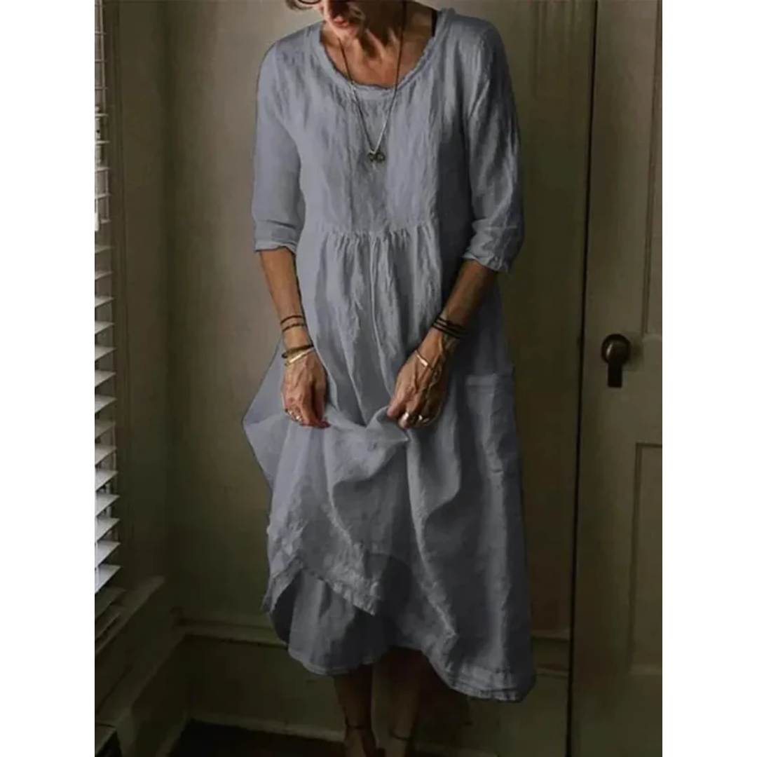 Tanja | Damen Sommer Abendkleid Midi