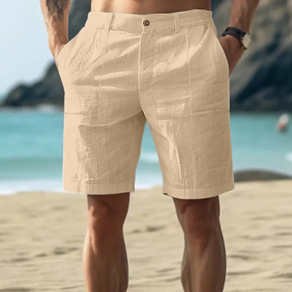 Tarek | Herren Leinen Shorts Locker