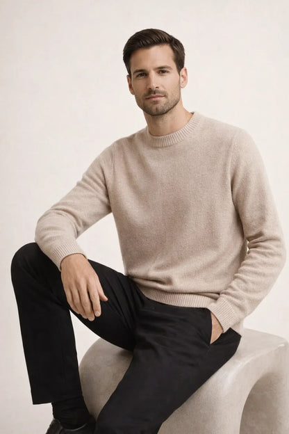 Averin Cashmere Knit Beige