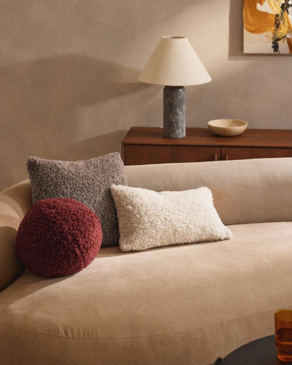 Cozy Teddy Cushion Cover – Plush & Fluffy Comfort