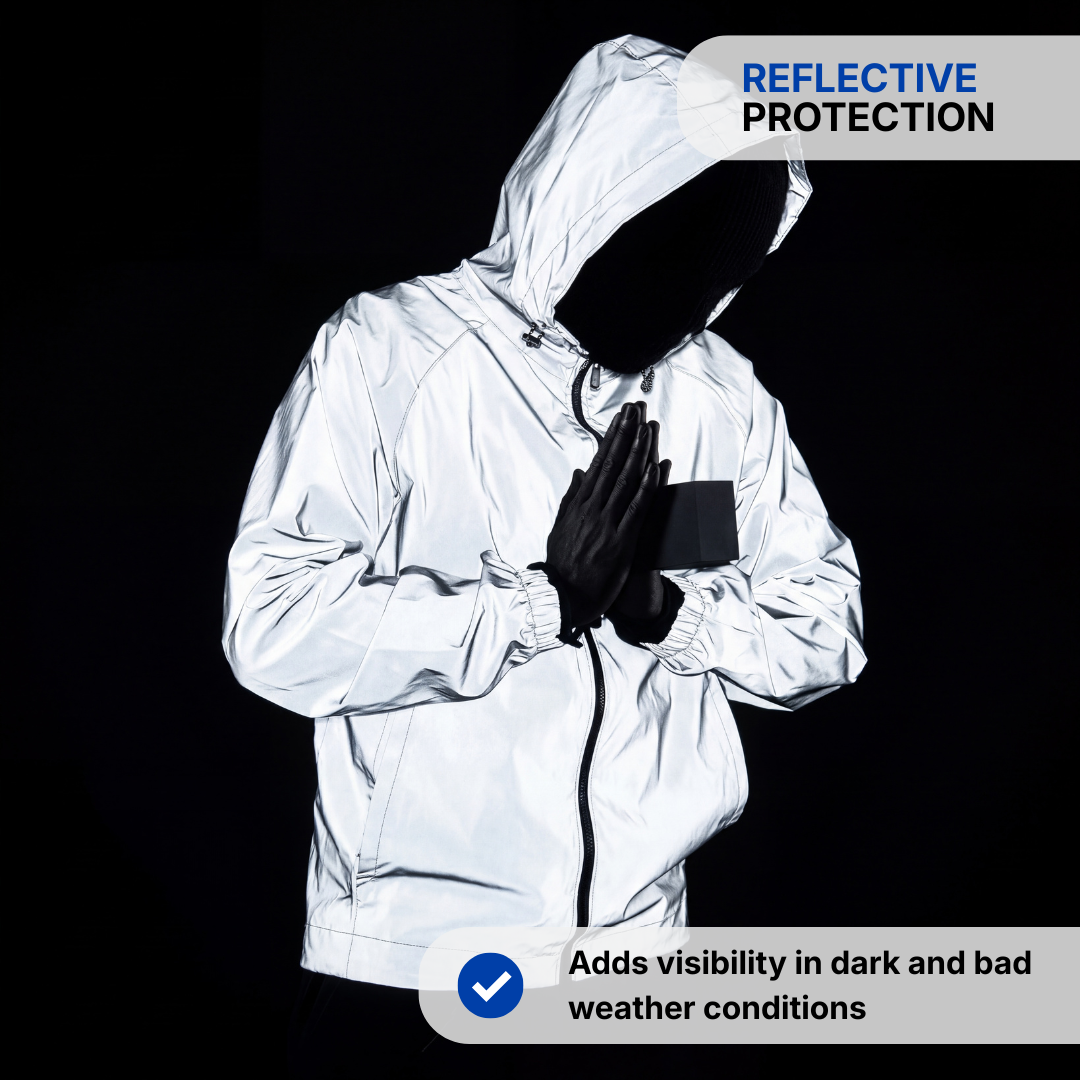 Men’s Windbreaker Jacket – Reflective – Waterproof