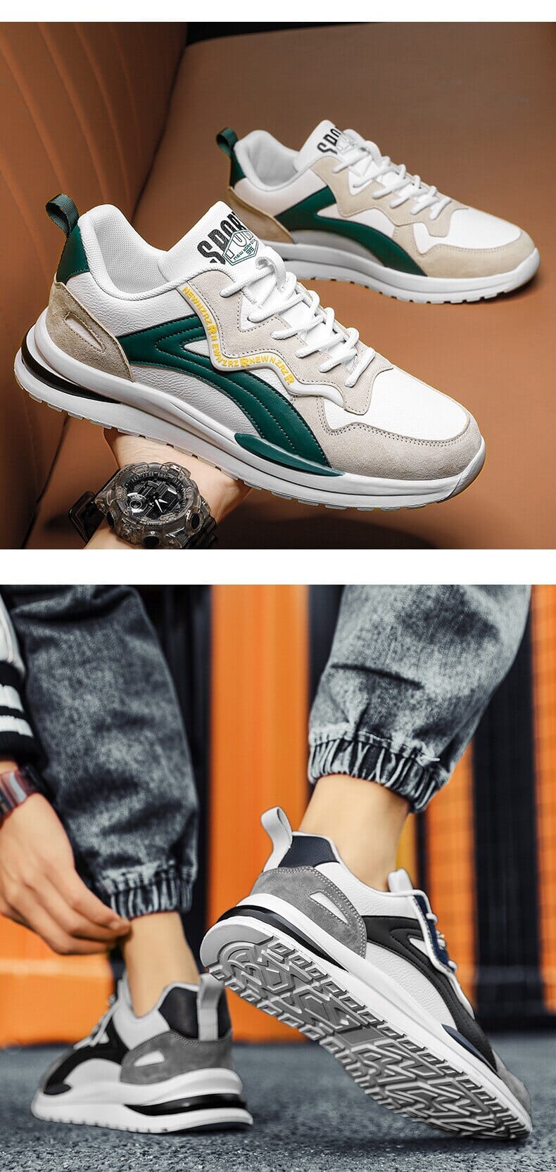Orvian | Sportlich-elegante Sneaker mit flexibler Sohle