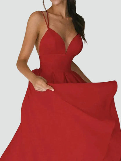 Paris – Flared Midi Cocktail Dress Sweetheart Neckline