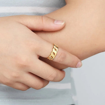 Timeless Beauty Ring - Elara-Rose gold-5-State of Style
