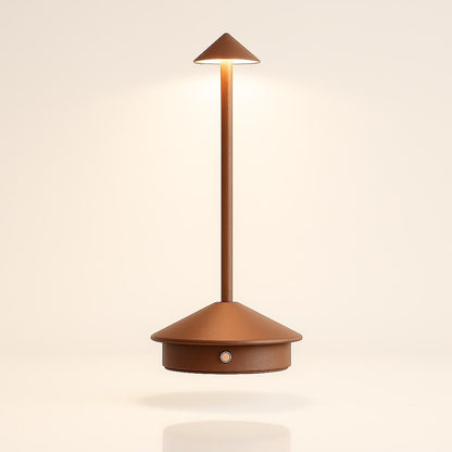 Tischleuchte mit Akku | Kabellose Tischlampe | Dimm­bare Lampe mit Touch | Lunelle