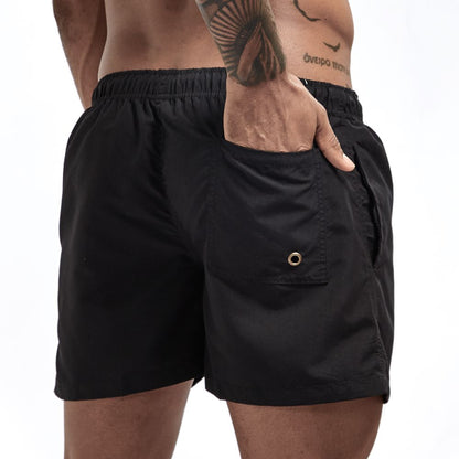 Herre badebukser i polyester letvægts med snøre sommer  Product description: