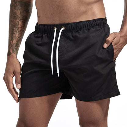Men’s Swim Shorts Polyester Lightweight Drawstring Summer