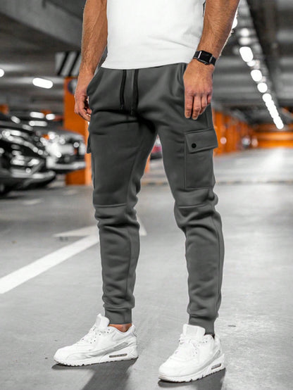 Torvian - Men Jogging Trousers With Turn Pocket