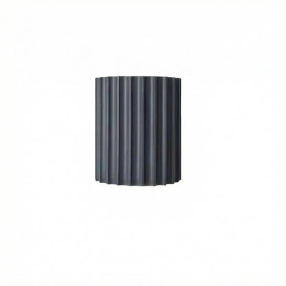 Freyza - Nordic Pleated Resin Wall Sconce | Modern Macaron Ribbed LED Lamp (16.5cm)