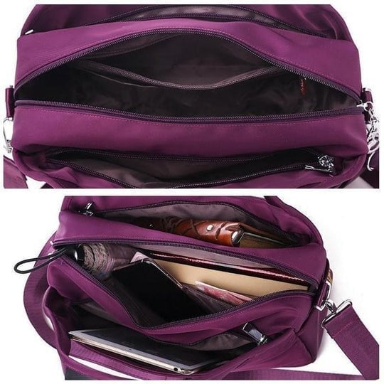Torba crossbody antykradzieżowa dla kobiet - Lynn-Czarny-Trend Polska