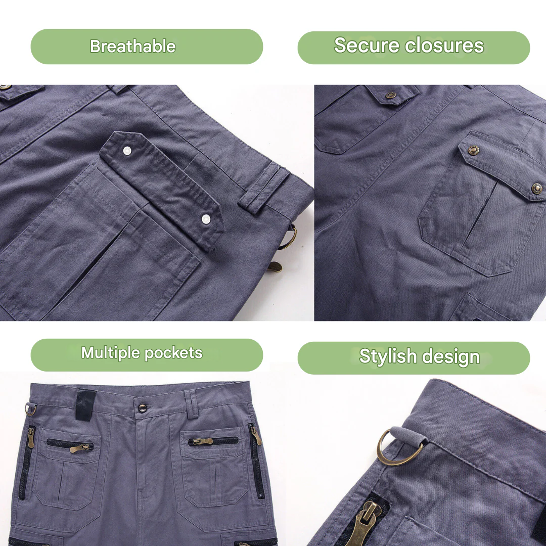 Schnelltrocknende Outdoor-Cargoshorts für Herren – TrailFlex