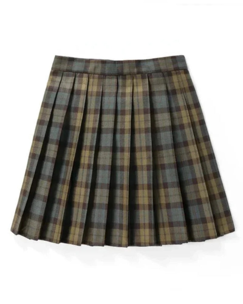 Trendig Damen Mini Rock im Schoolgirl-Stil | Kariert