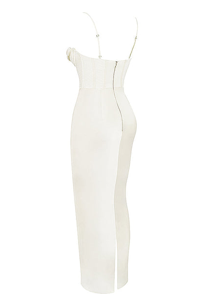 Trendy Korset Maxi Sukienka - Isabella-Czarny-XS-Trend Polska