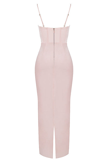 Trendy Korset Maxi Sukienka - Isabella-Czarny-XS-Trend Polska