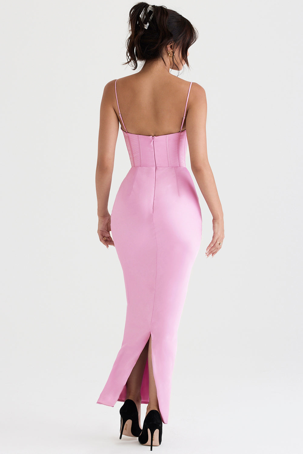Trendy Korset Maxi Sukienka - Isabella-Czarny-XS-Trend Polska