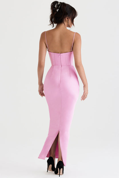 Trendy Korset Maxi Sukienka - Isabella-Czarny-XS-Trend Polska