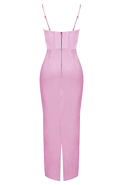 Trendy Korset Maxi Sukienka - Isabella-Czarny-XS-Trend Polska