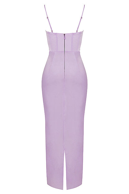 Trendy Korset Maxi Sukienka - Isabella-Czarny-XS-Trend Polska