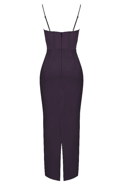 Trendy Korset Maxi Sukienka - Isabella-Czarny-XS-Trend Polska