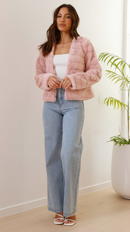 Luxe Dames Crop Jasje - Veloura