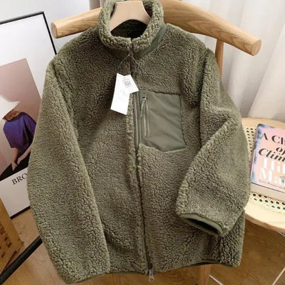 Übergangsjacke für Damen, praktische Teddyjacke | alltagstauglich