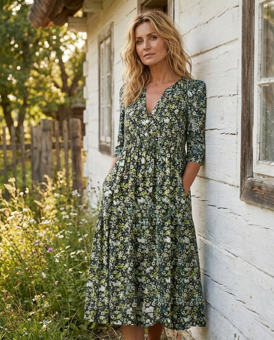 Eliza – Boho letnia sukienka z dekoltem V