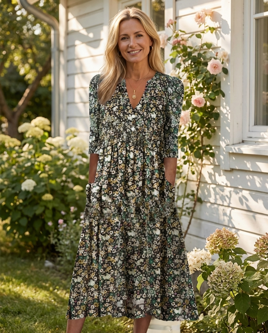 Eliza – Boho letnia sukienka z dekoltem V