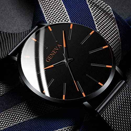 GENEVA | Montre d'affaires ultra-mince pour hommes – sobre, professionnelle et légère