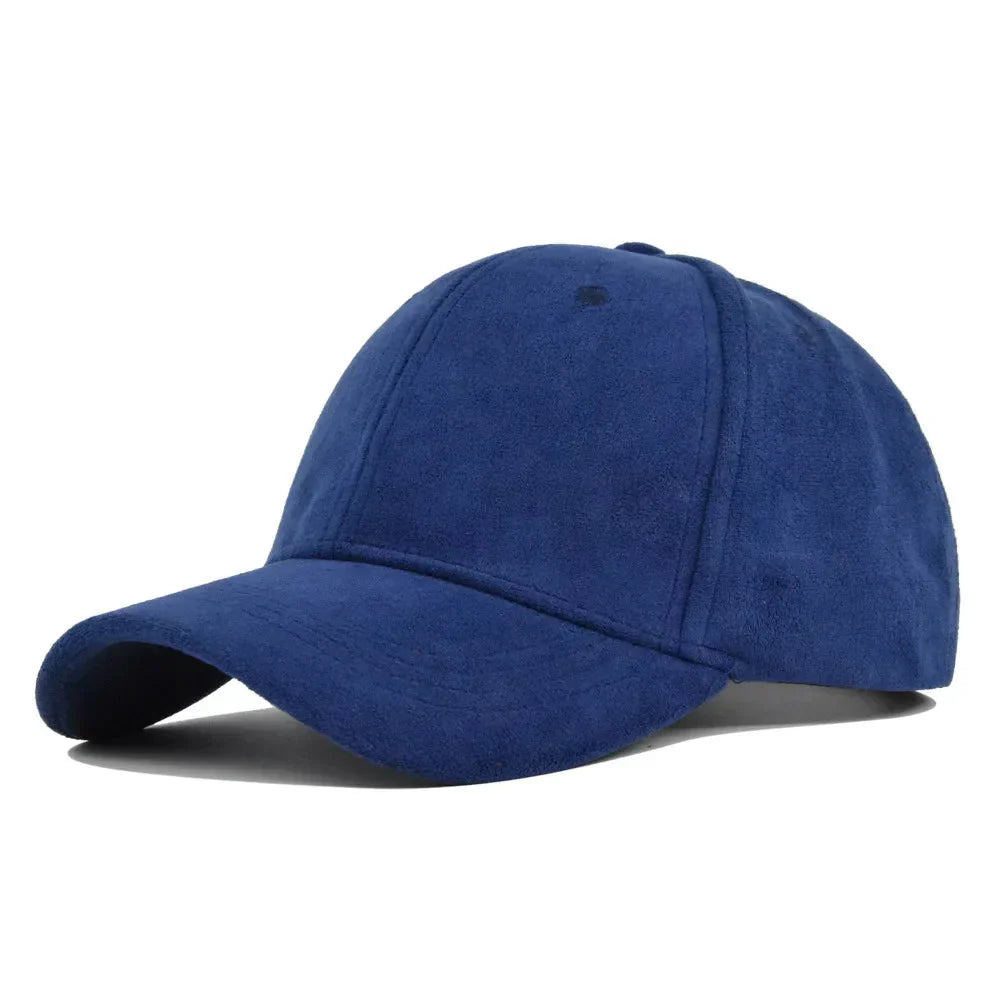 Caelis - Faux Suede Adjustable Baseball Cap