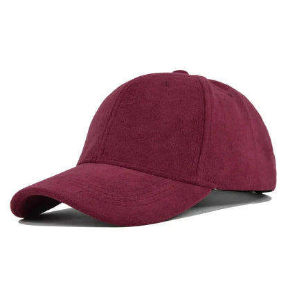 Caelis - Faux Suede Adjustable Baseball Cap
