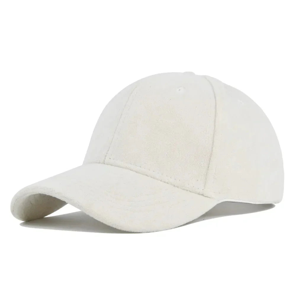 Caelis - Faux Suede Adjustable Baseball Cap