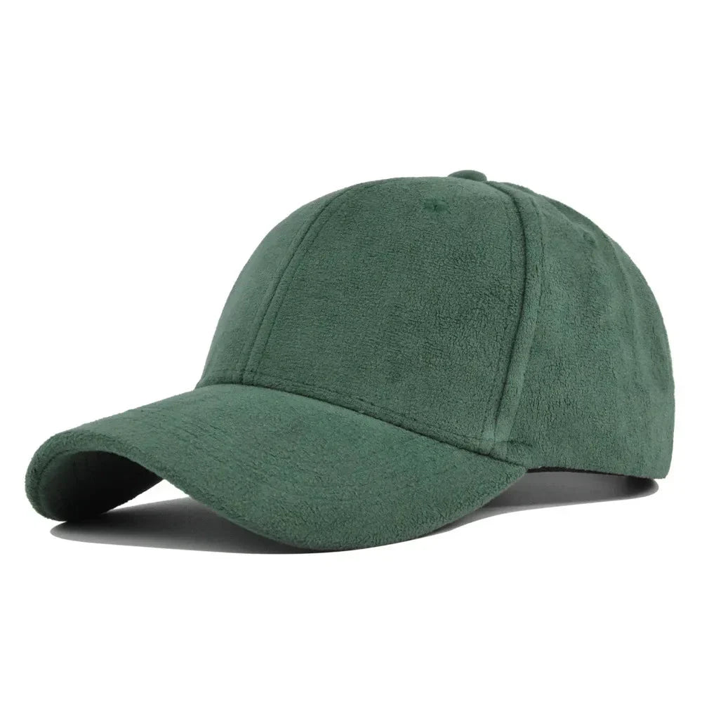 Caelis - Faux Suede Adjustable Baseball Cap