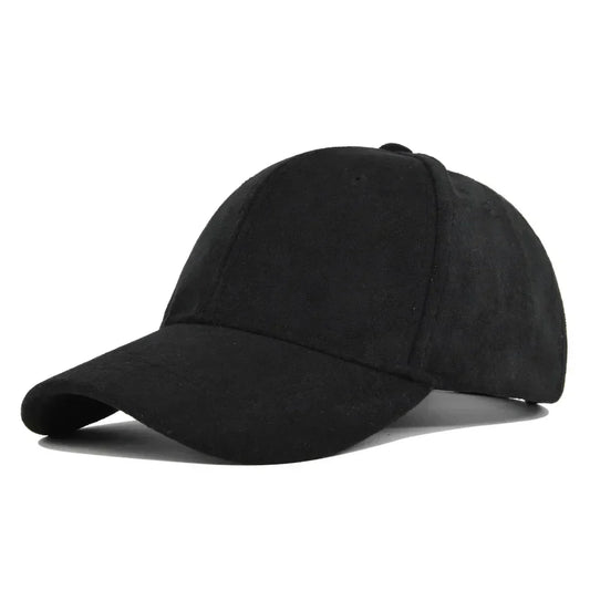 Caelis - Faux Suede Adjustable Baseball Cap