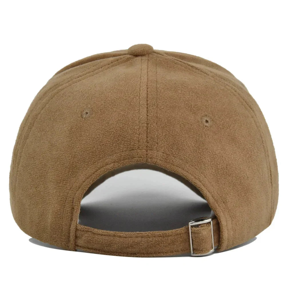 Caelis - Faux Suede Adjustable Baseball Cap