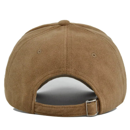 Caelis - Faux Suede Adjustable Baseball Cap