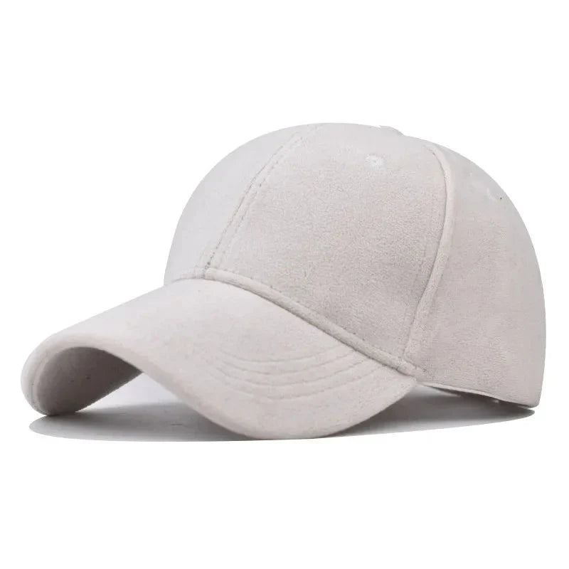 Caelis - Faux Suede Adjustable Baseball Cap