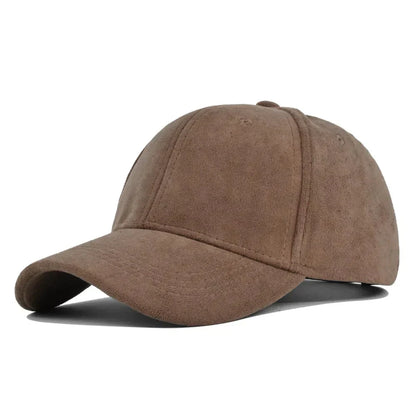Caelis - Faux Suede Adjustable Baseball Cap