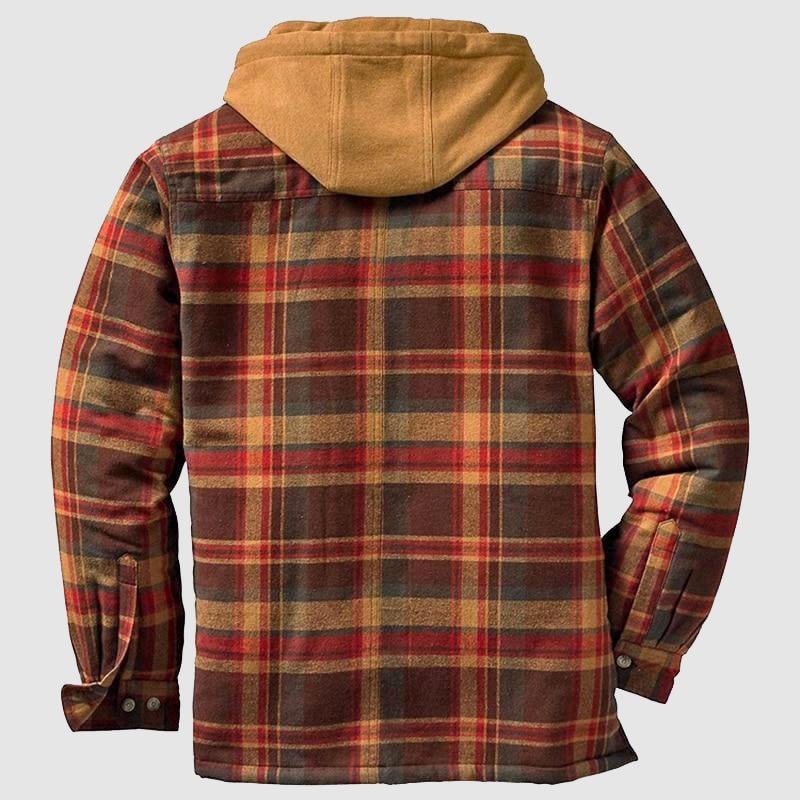 Andre Veste Homme – Veste de Bûcheron en Flanelle Chaude & Confortable au Style Classique