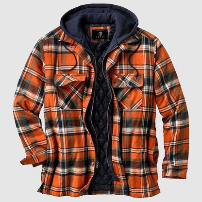 Andre Veste Homme – Veste de Bûcheron en Flanelle Chaude & Confortable au Style Classique