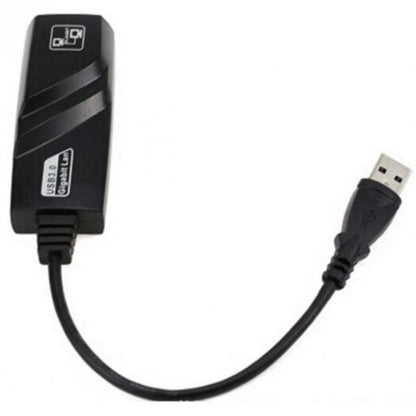 Usb 3.0 To Rj45 Ethernet Lan Network Adapter 1000Mbps Black