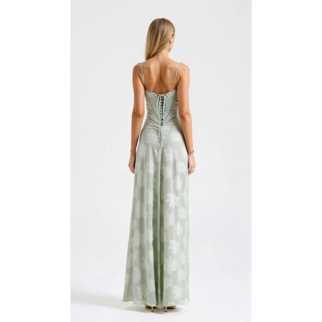 Ute | Damen Maxi Kleid Mit Bustier Für Hochzeit