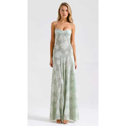 Ute | Damen Maxi Kleid Mit Bustier Für Hochzeit