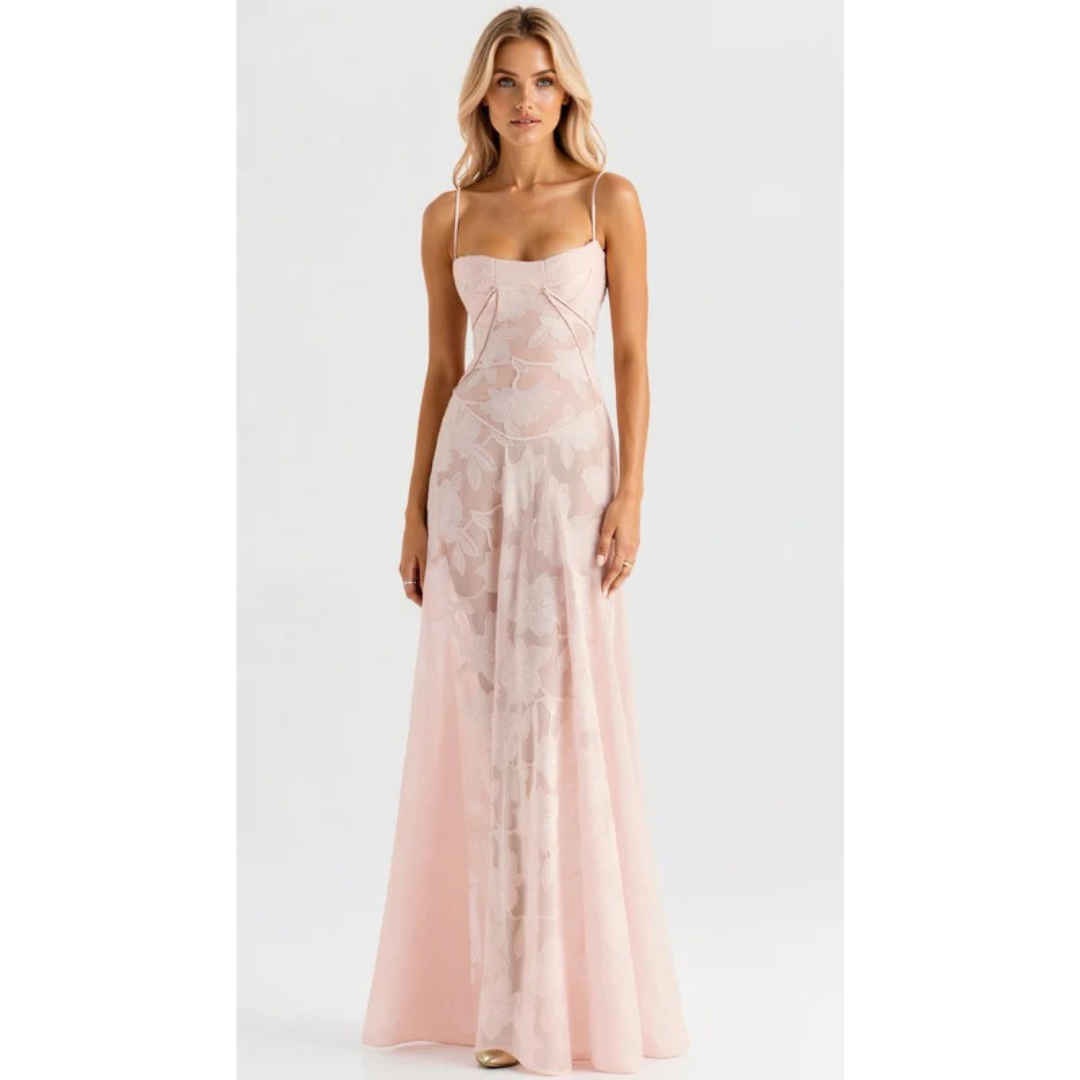 Ute | Damen Maxi Kleid Mit Bustier Für Hochzeit