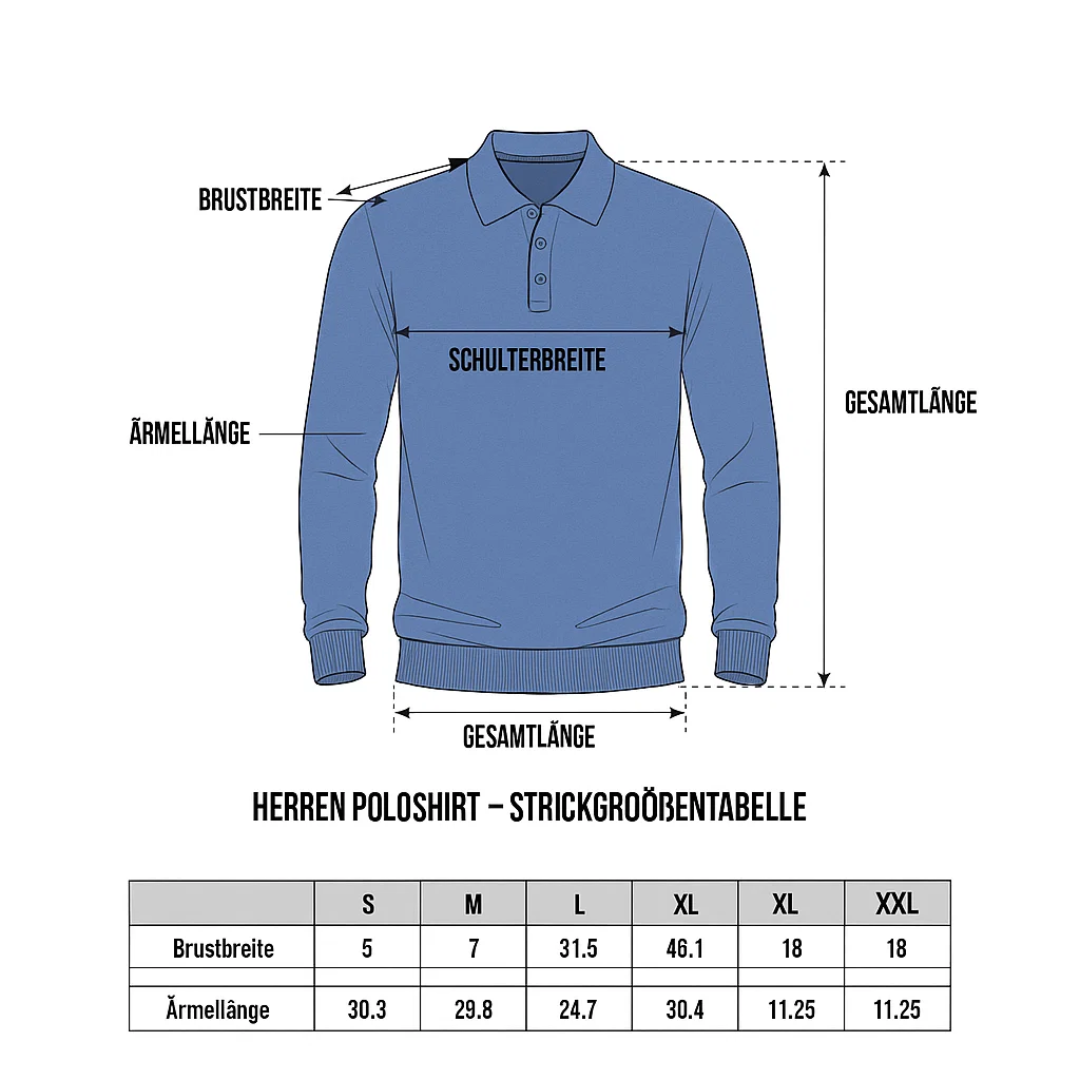 Malrik | Kasjmier polo voor heren – Premium zacht gebreid shirt, lange mouwen, klassieke luxe stijl