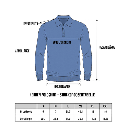 Malrik | Kasjmier polo voor heren – Premium zacht gebreid shirt, lange mouwen, klassieke luxe stijl